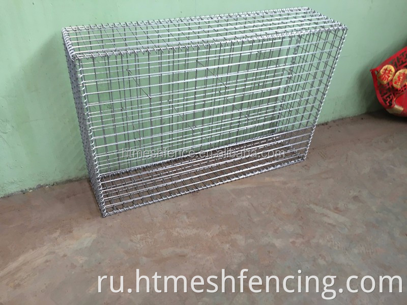 Декоративный сад Габион с ямами огня, сварная корзина Gabion Box, Забор с подпорной стеной Gabion